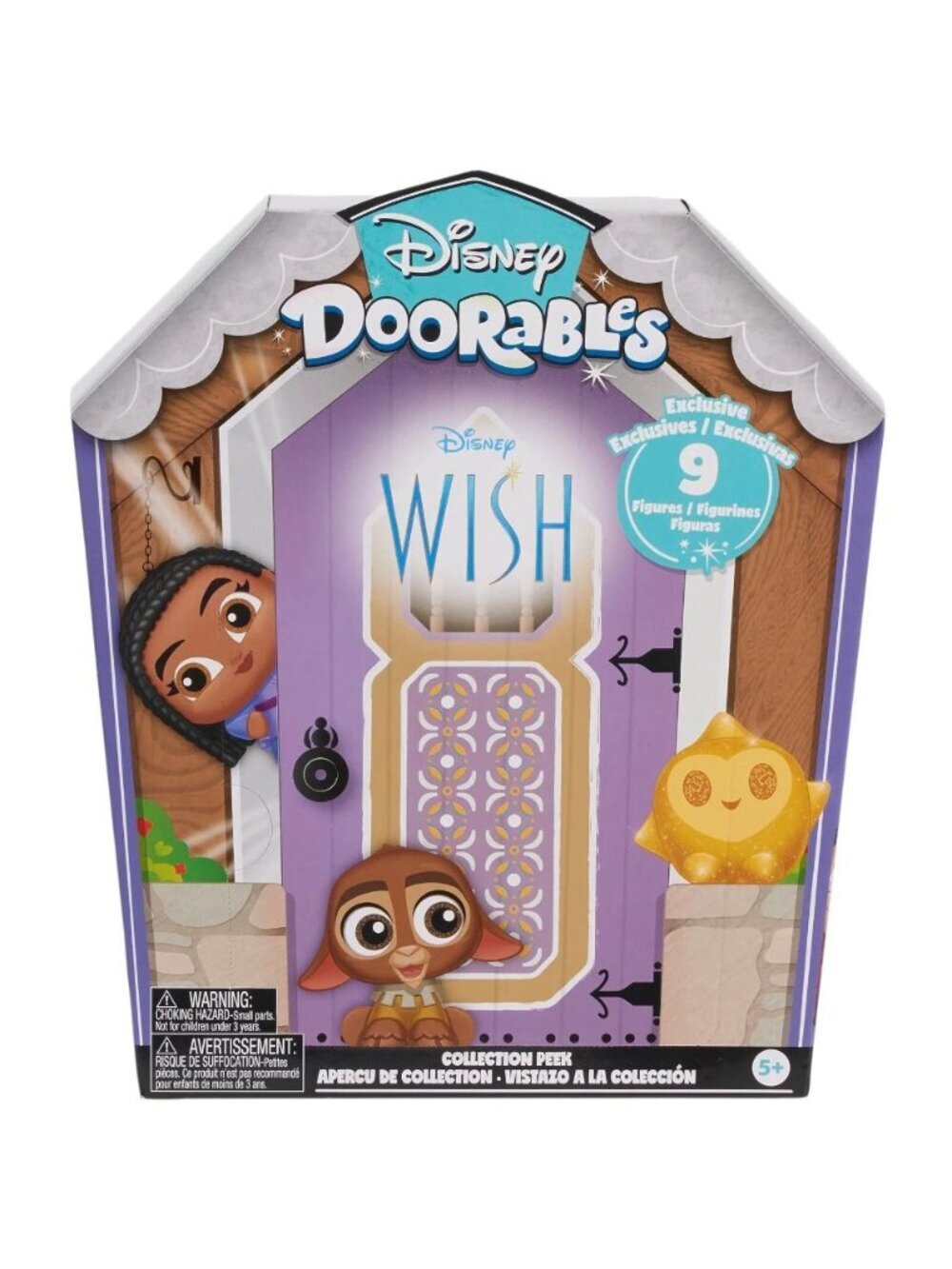 Disney Doorables: Wish Collection Peek – 9 Exclusive Figures – NEW & SEALED